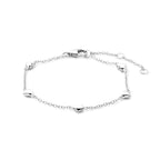 Armband Herzchen 13 - 14,5 - 16 cm silber rhodiniert