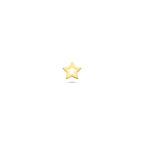 Flat Back Piercing Stern 5 mm 14K Gelbgold