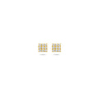 Ohrstecker Zirkonia 5 mm 14K Gelbgold
