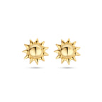 oorknoppen zon 14K geelgoud