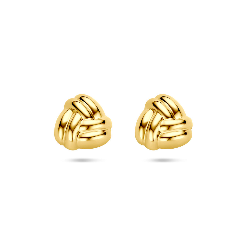 oorknoppen 11 mm 14K geelgoud