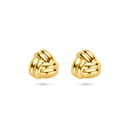 oorknoppen 11 mm 14K geelgoud
