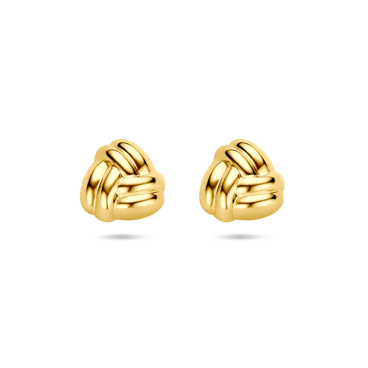 oorknoppen 11 mm 14K geelgoud