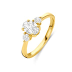 Ring Zirkonia 14K Gelbgold