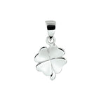 hanger klavertje 10 mm zilver gerhodineerd