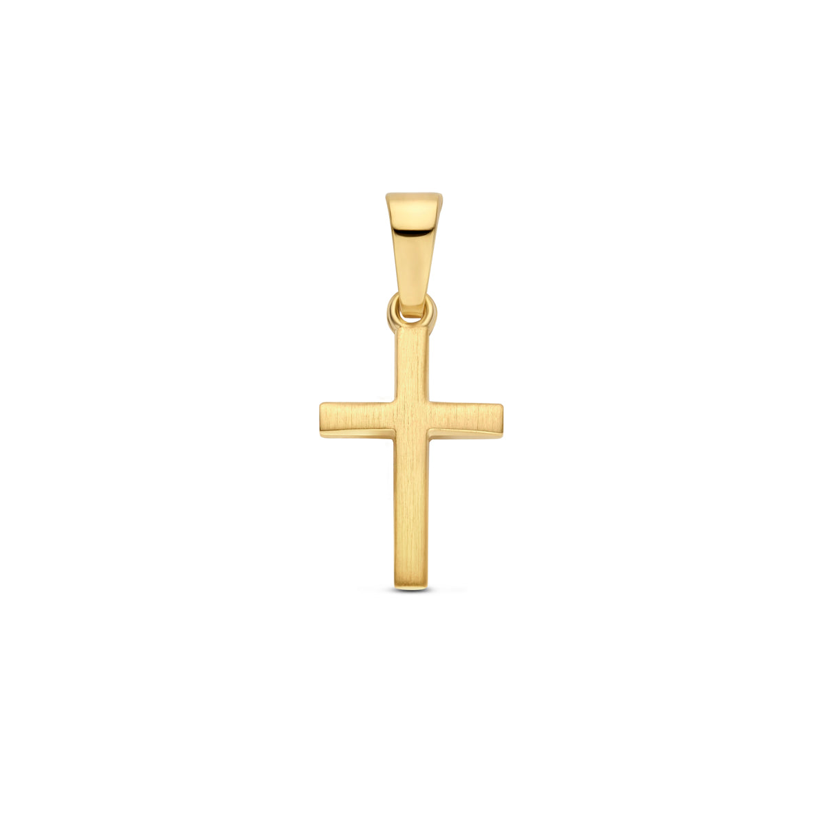 hanger kruis 20 mm 14K geelgoud