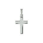 Anhänger Kreuz Silber rhodiniert