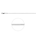 venetiaans 1,2 mm zilver wit