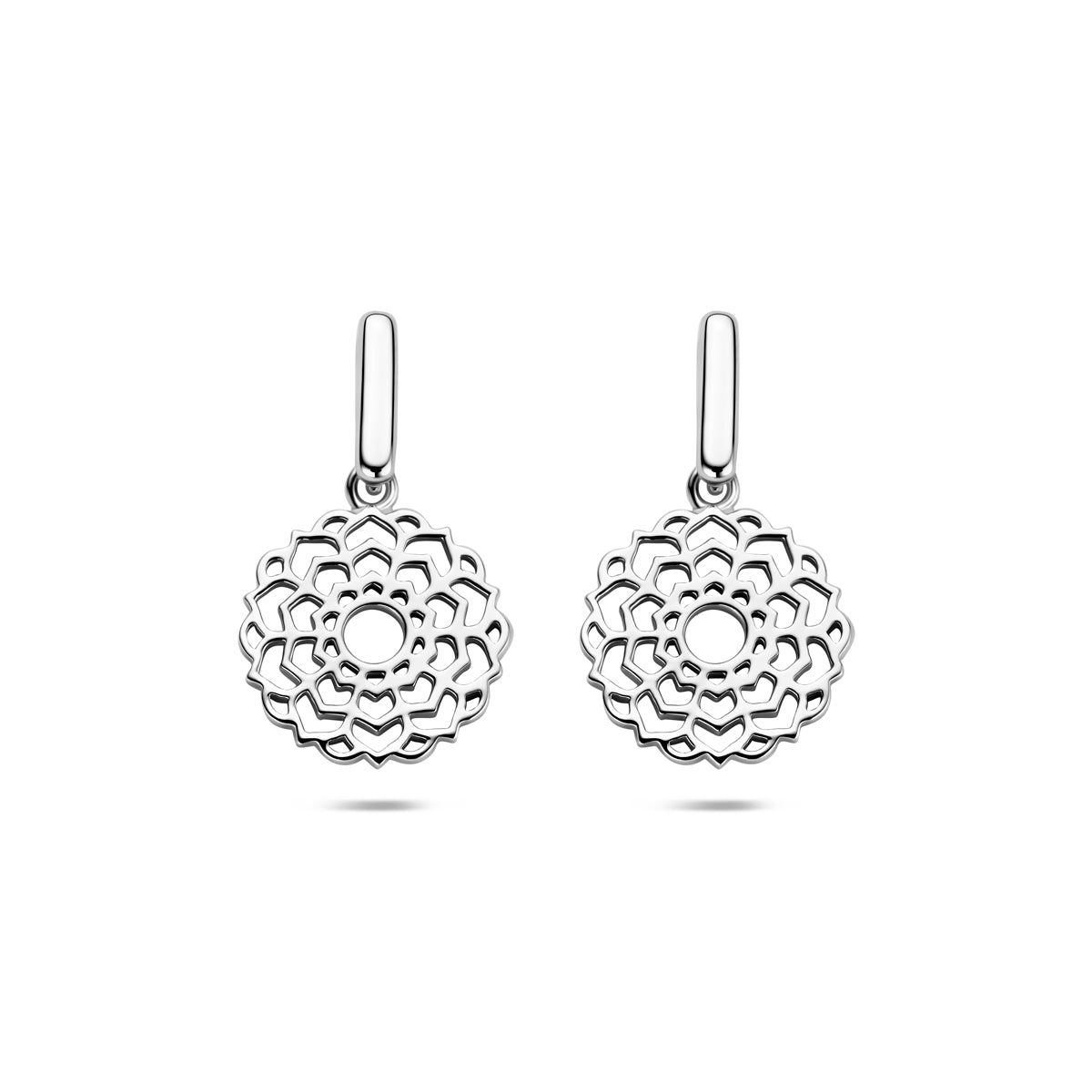 oorhangers 21 mm zilver gerhodineerd