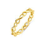 ring infinity 14K geelgoud