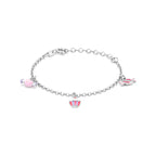 Armband Emaille 13 + 3 cm Silber rhodiniert