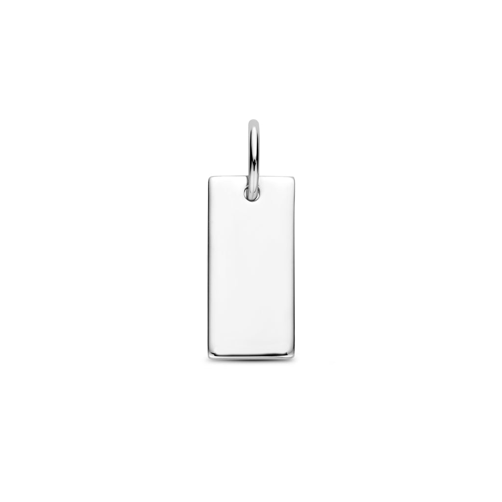 Gravuranhänger 17 mm Silber rhodiniert