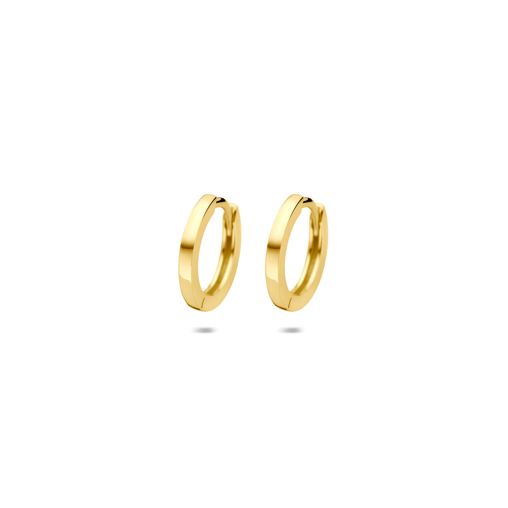 9k Klappcreolen 11,5 mm 9K Gelb