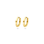 9k Klappcreolen 11,5 mm 9K Gelb