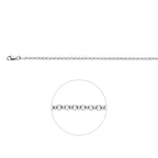 jasseron 2,6 mm zilver wit