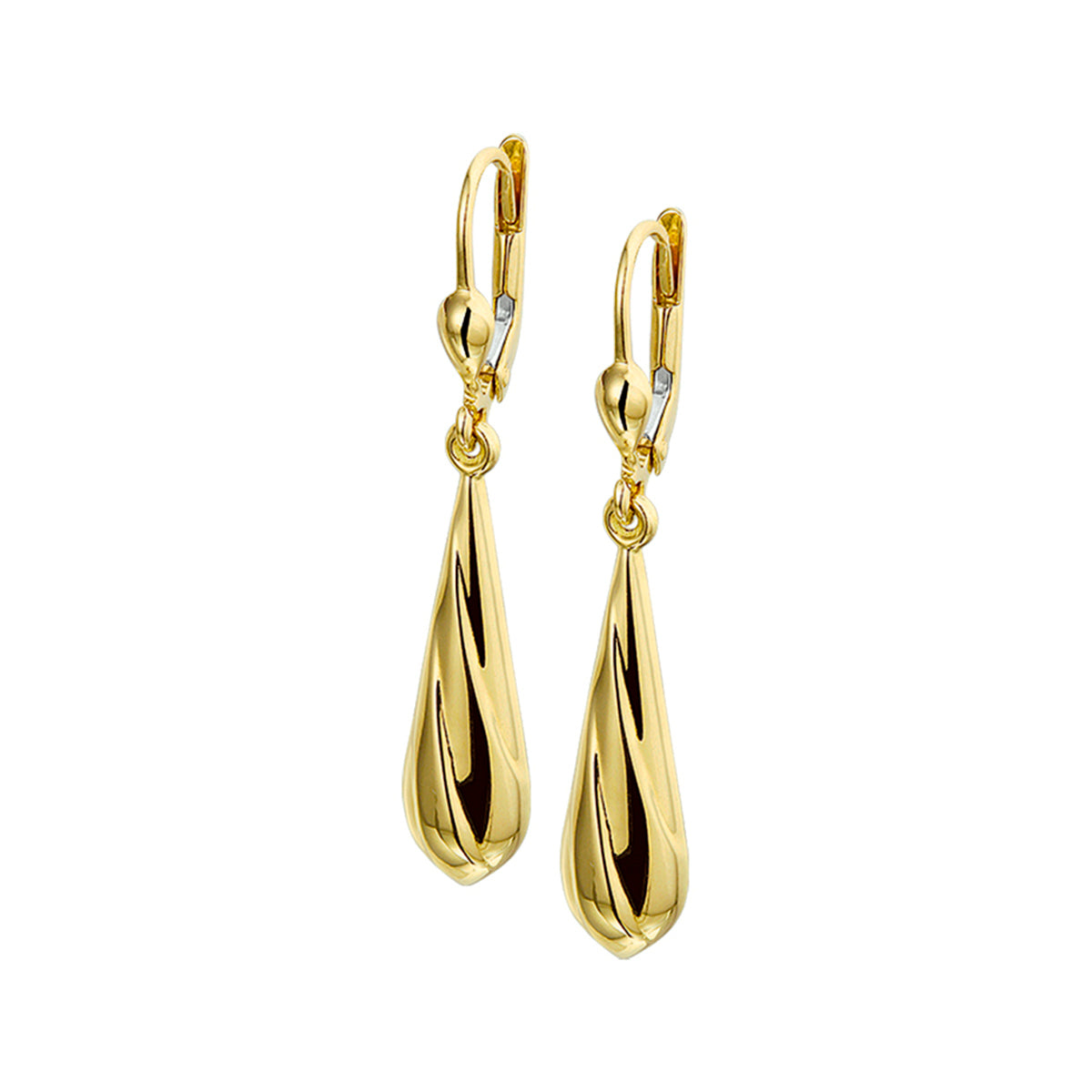 Ohrringe Brisur Haken 14K Gelbgold