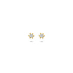 Ohrstecker Lab-Grown-Diamant 0.10ct (2x 0.05ct) G VS 3 mm 14K Gelbgold
