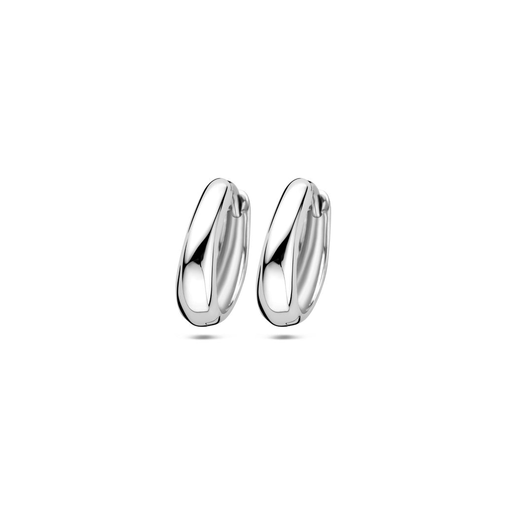Creolen 15 mm rhodiniertes Silber