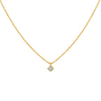 collier diamant 0.10ct h si 41 - 43 - 45 cm 14K geelgoud