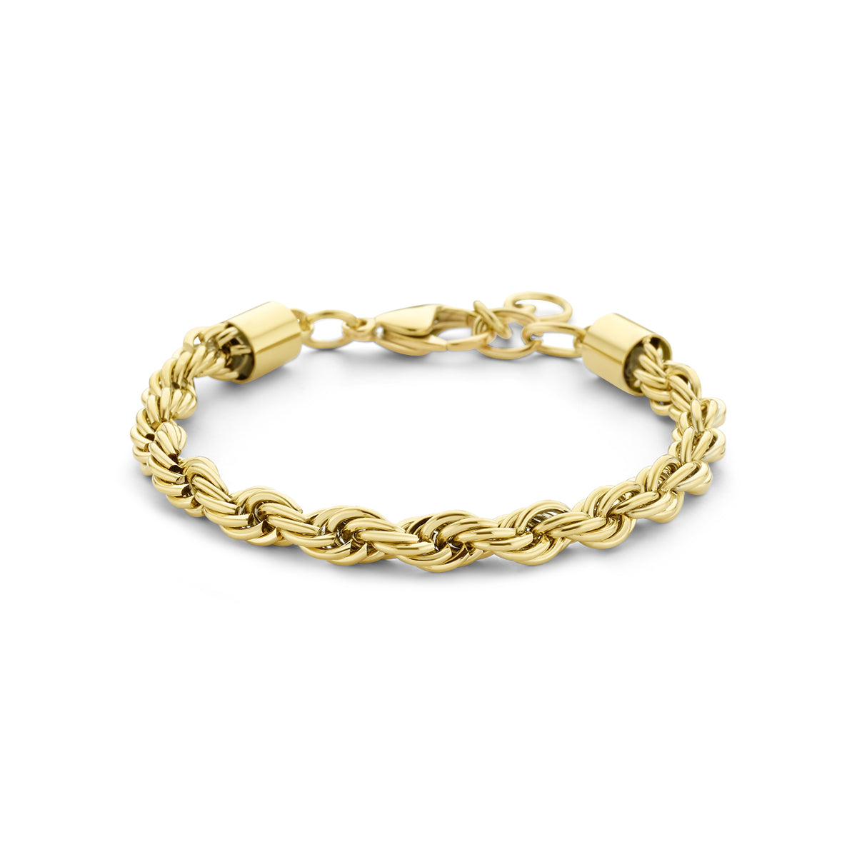 Armbandschnur 5,7 mm 17 + 3 cm ionenplattierter Edelstahl