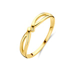 ring gedraaid 14K geelgoud
