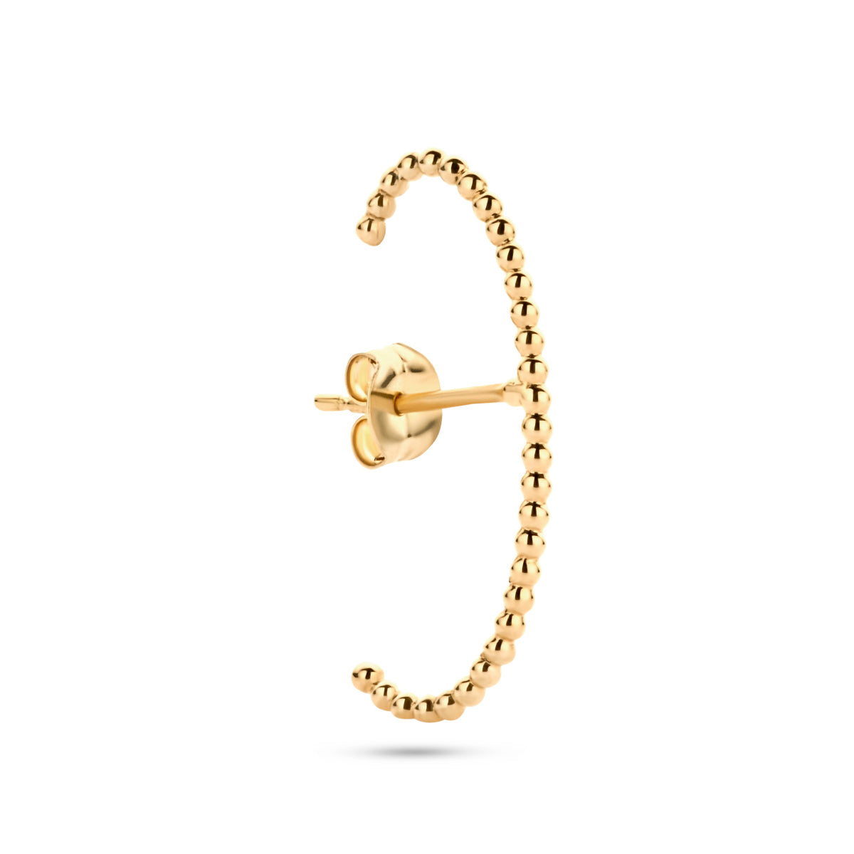 suspender oorbel bolletjes 20,5 mm 14K geelgoud