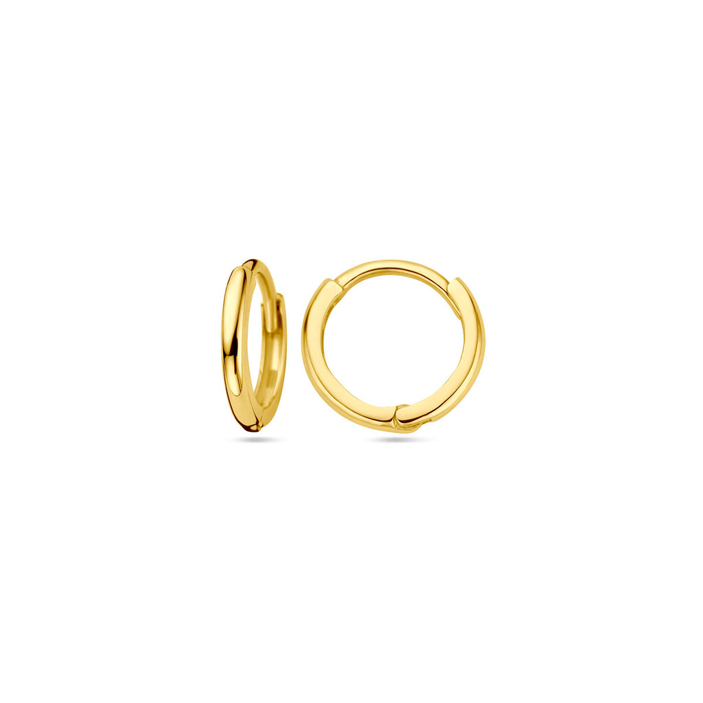 klapoorringen 14K geelgoud