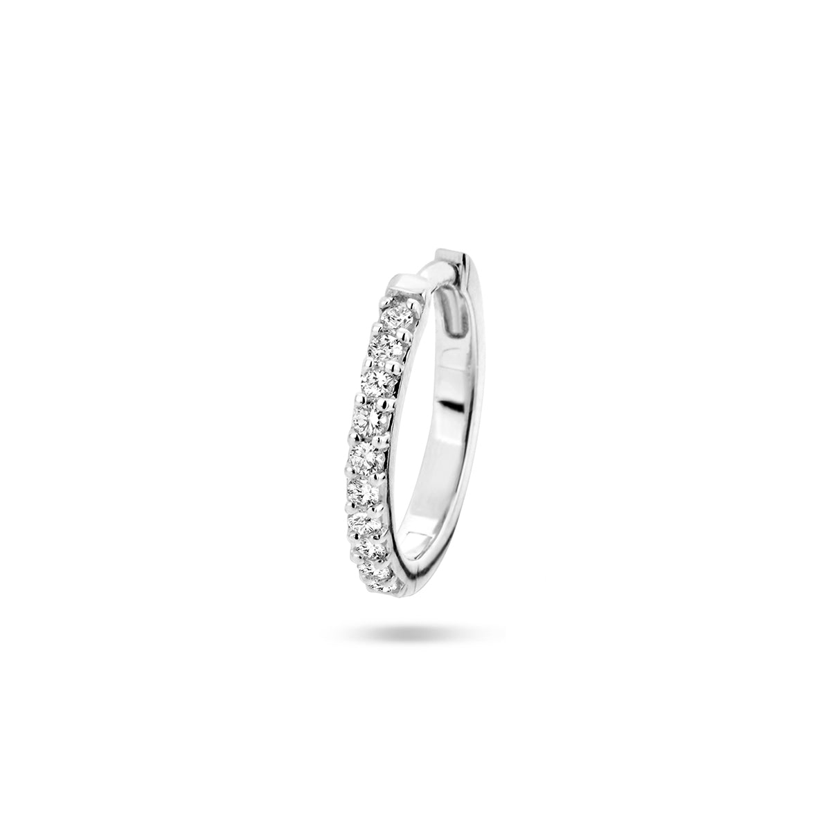 Tropfenohrring-Diamant 0,11 ct h p1 pro Stück 14 Karat Weißgold