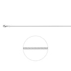 gourmette 1,4 mm 14K witgoud