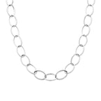 collier anker 16 mm 45 cm zilver gerhodineerd