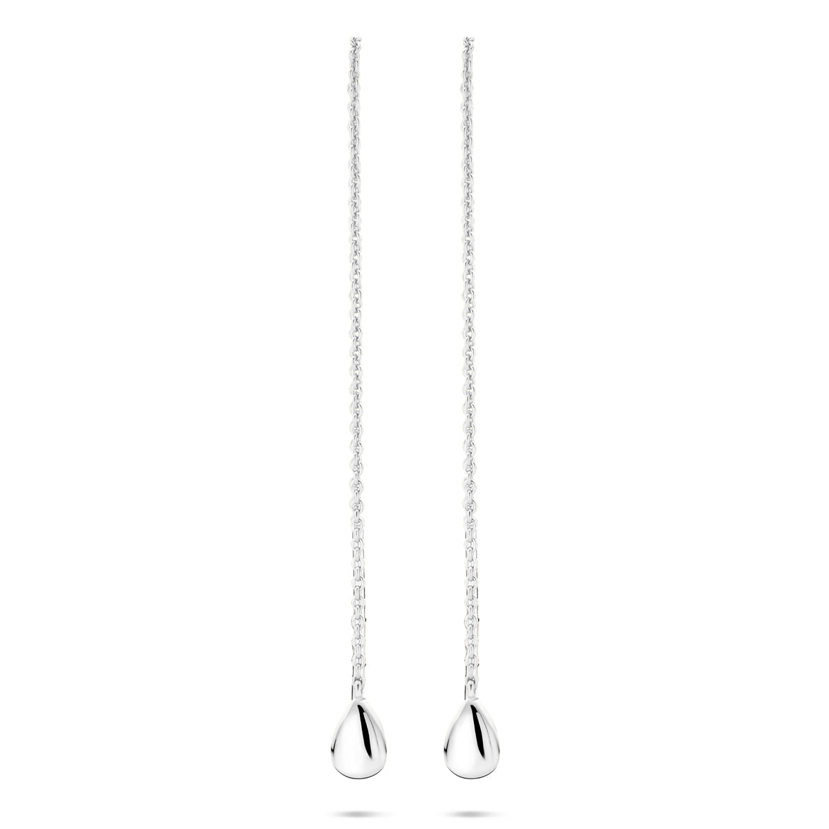 doortrekoorbellen druppel 8 mm zilver gerhodineerd