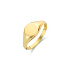graveerring rond 14K geelgoud