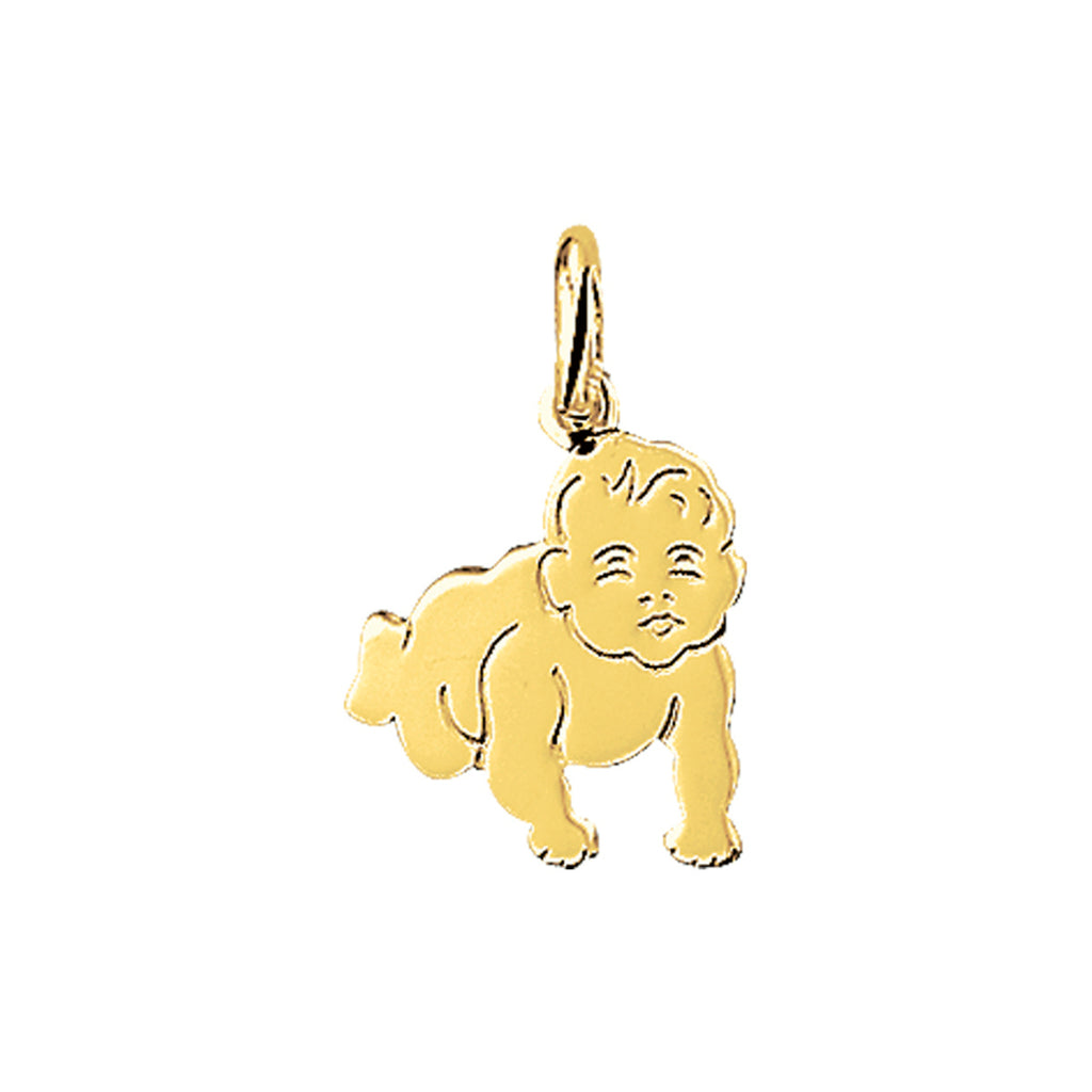 Anhänger Baby 14,5 mm 14K Gelbgold