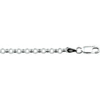 Armband Jasseron 2,5 mm Silber weiß