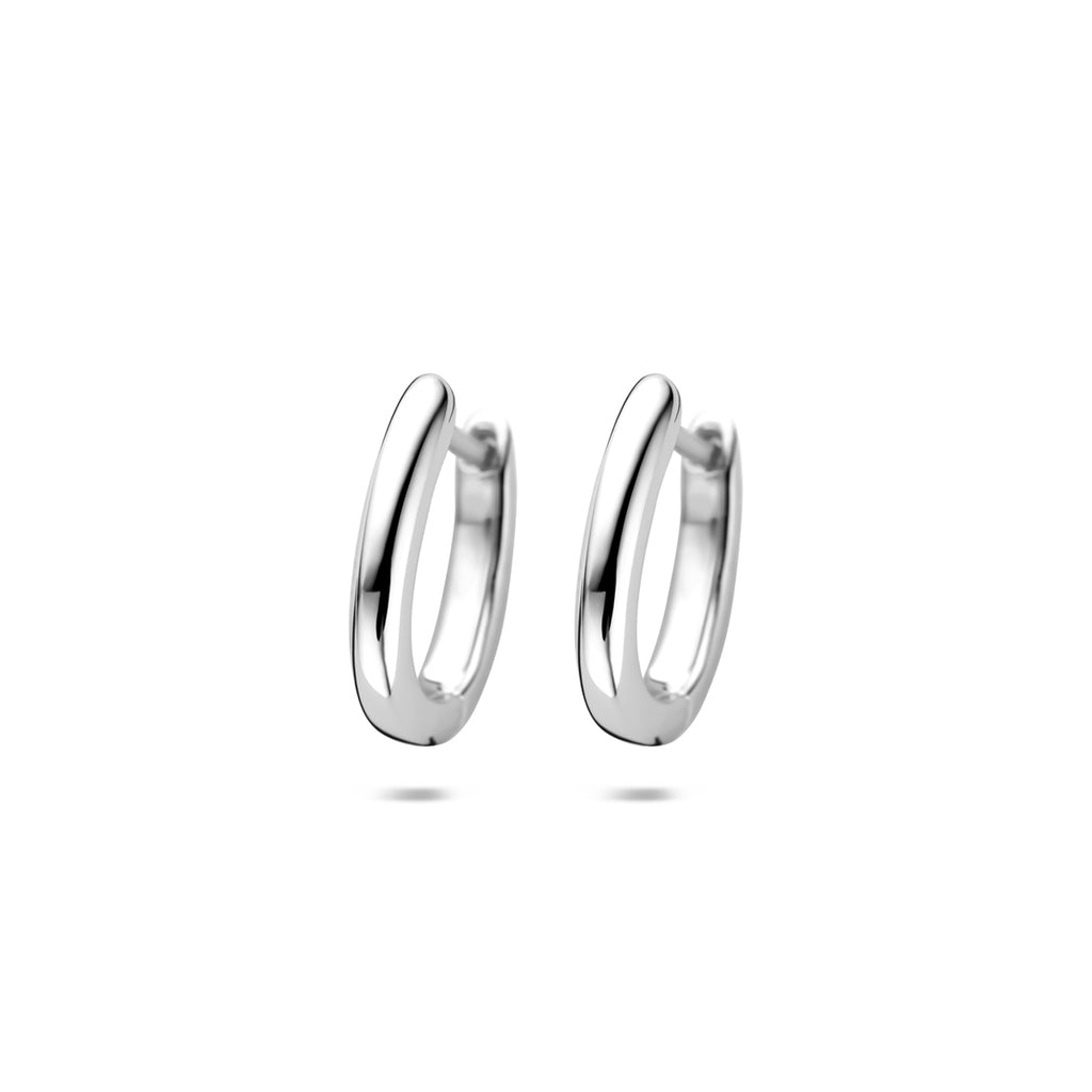 klapoorringen 14,5 mm zilver gerhodineerd