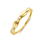 ring zirkonia 14K geelgoud