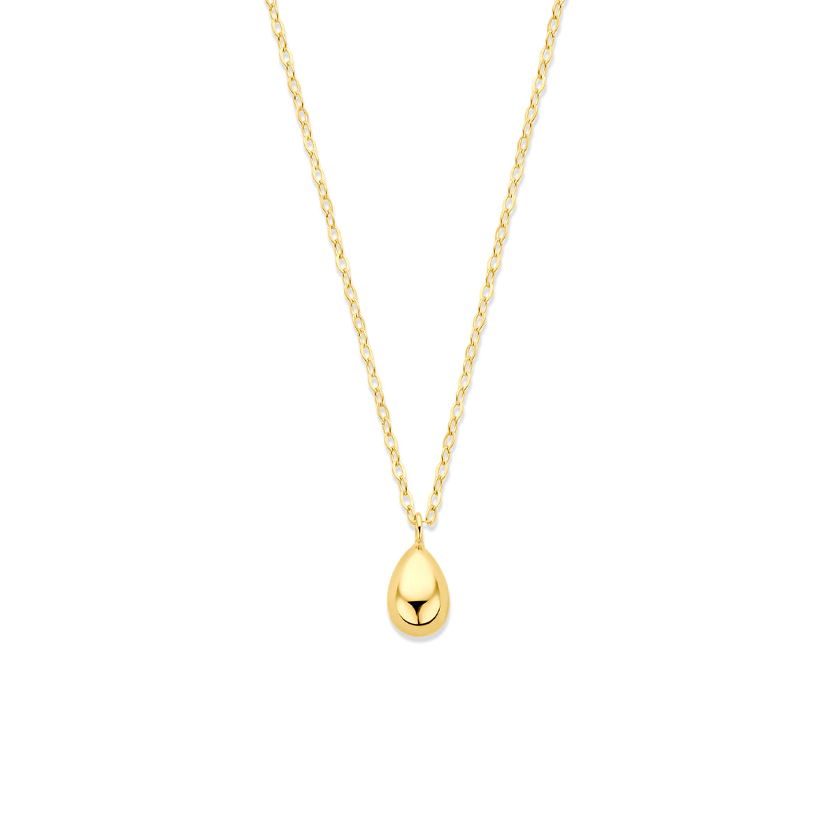Halskette Tropfen 42 - 45 cm 14K Gelbgold