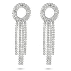 oorhangers zirkonia 62 mm zilver gerhodineerd