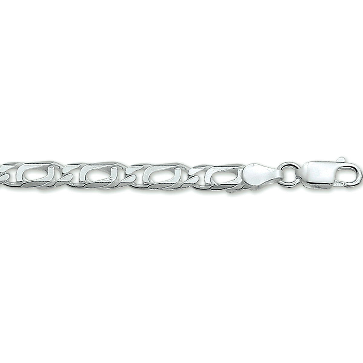 Falkenauge 5,0 mm silberweiß