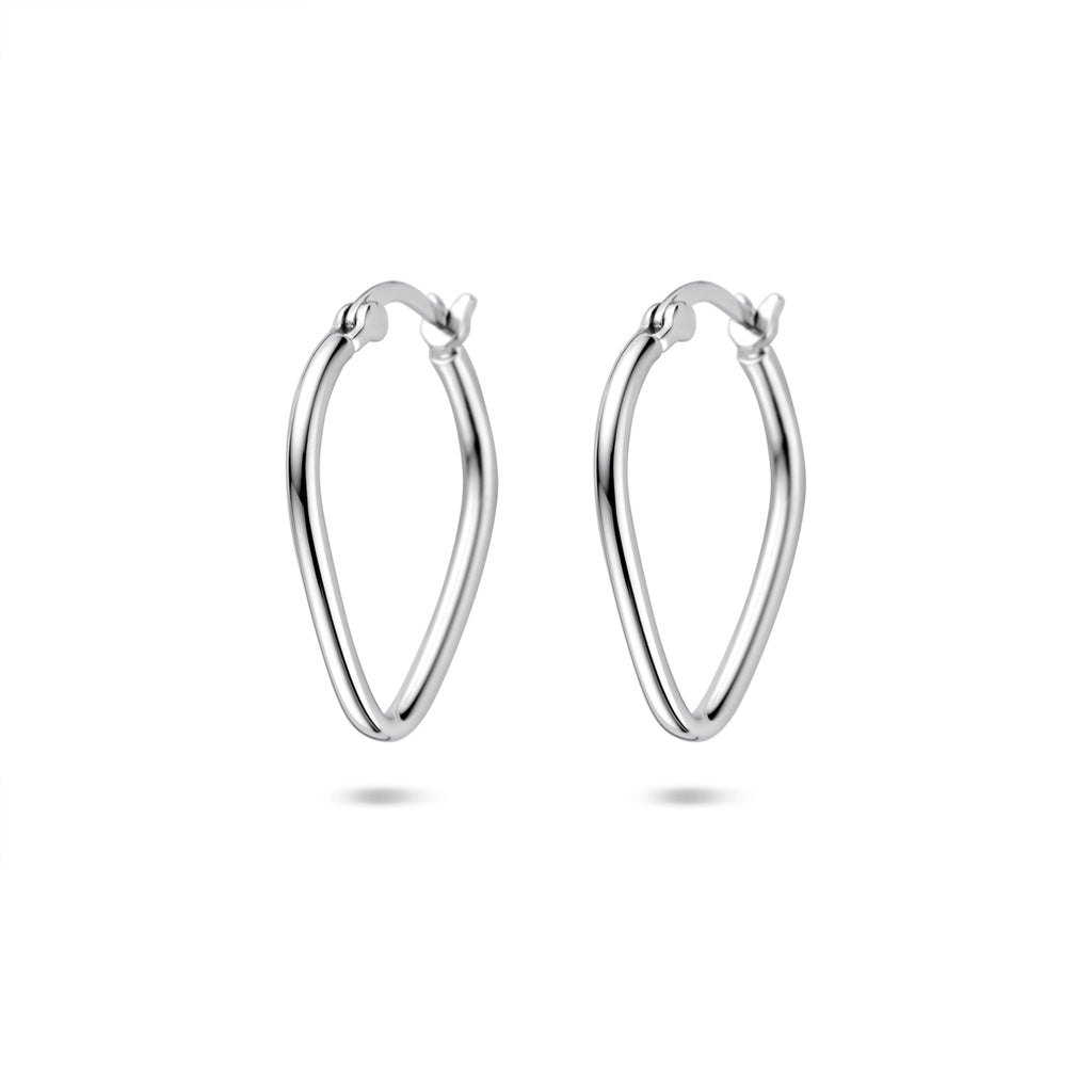 Ohrringe 19,5 mm Silber rhodiniert