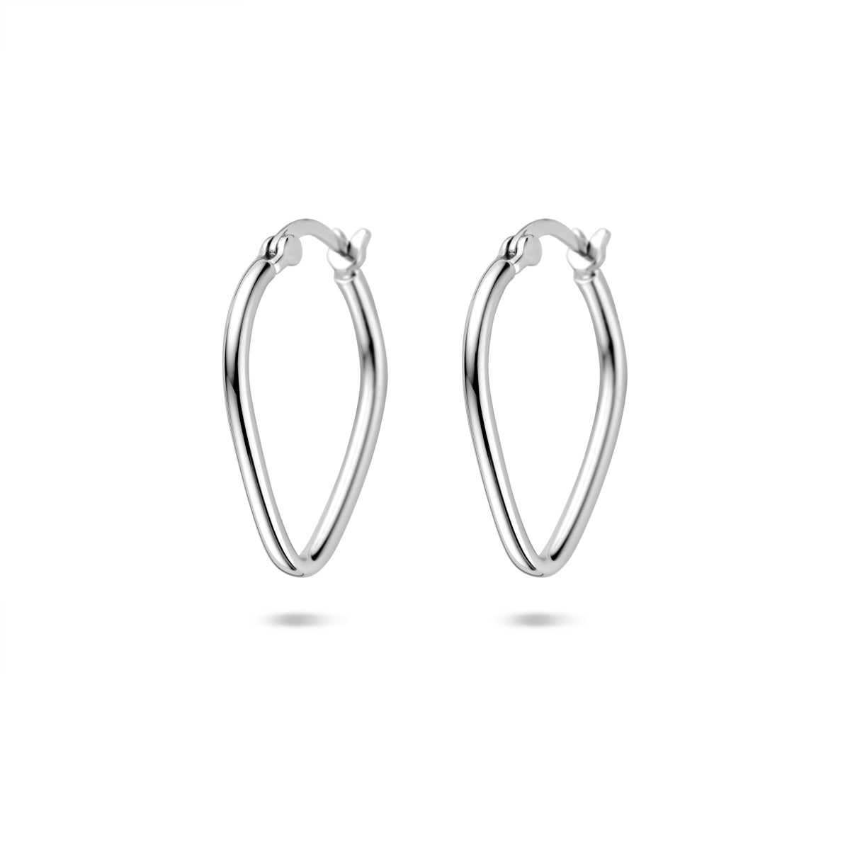 Ohrringe 19,5 mm Silber rhodiniert
