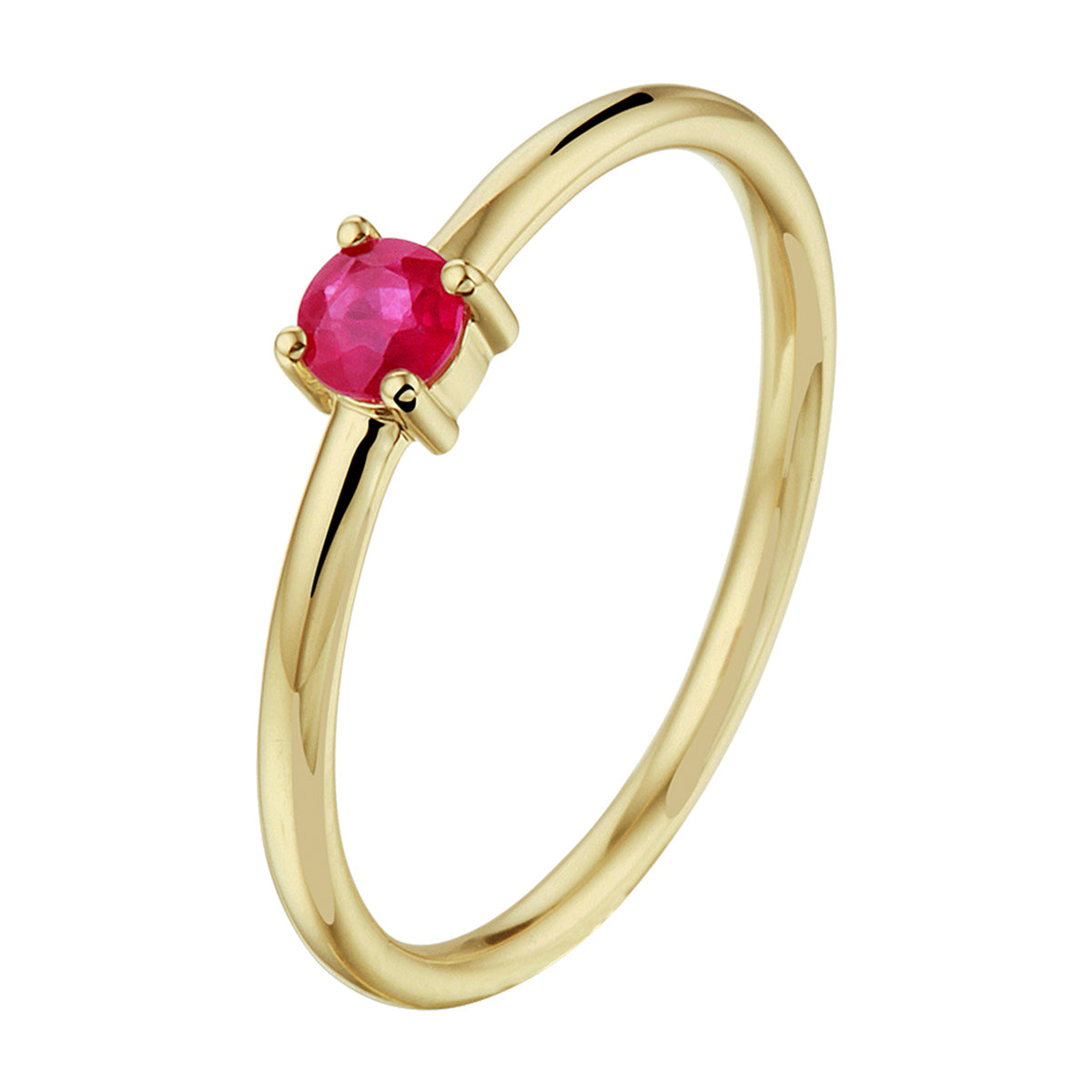 Ring Rubin 14K Gelbgold
