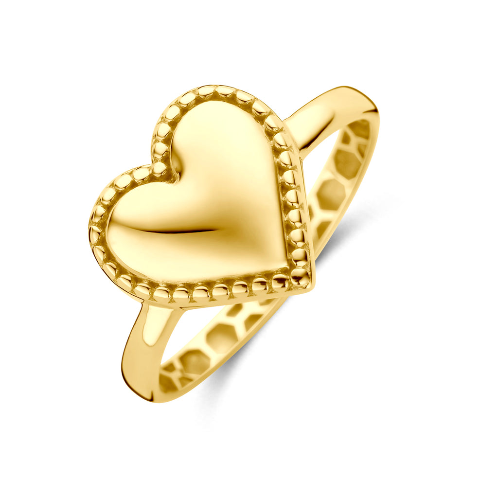 Ring Herz 14K Gelbgold