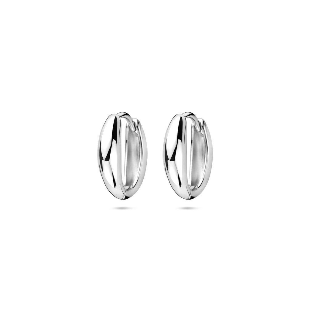 Klappcreolen 14,5 mm rhodiniertes Silber