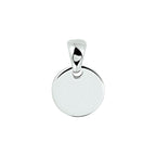 graveerhanger rond zilver gerhodineerd