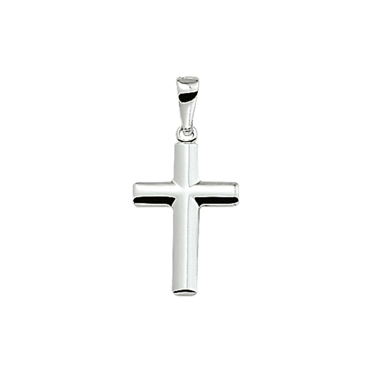 hanger kruis zilver wit