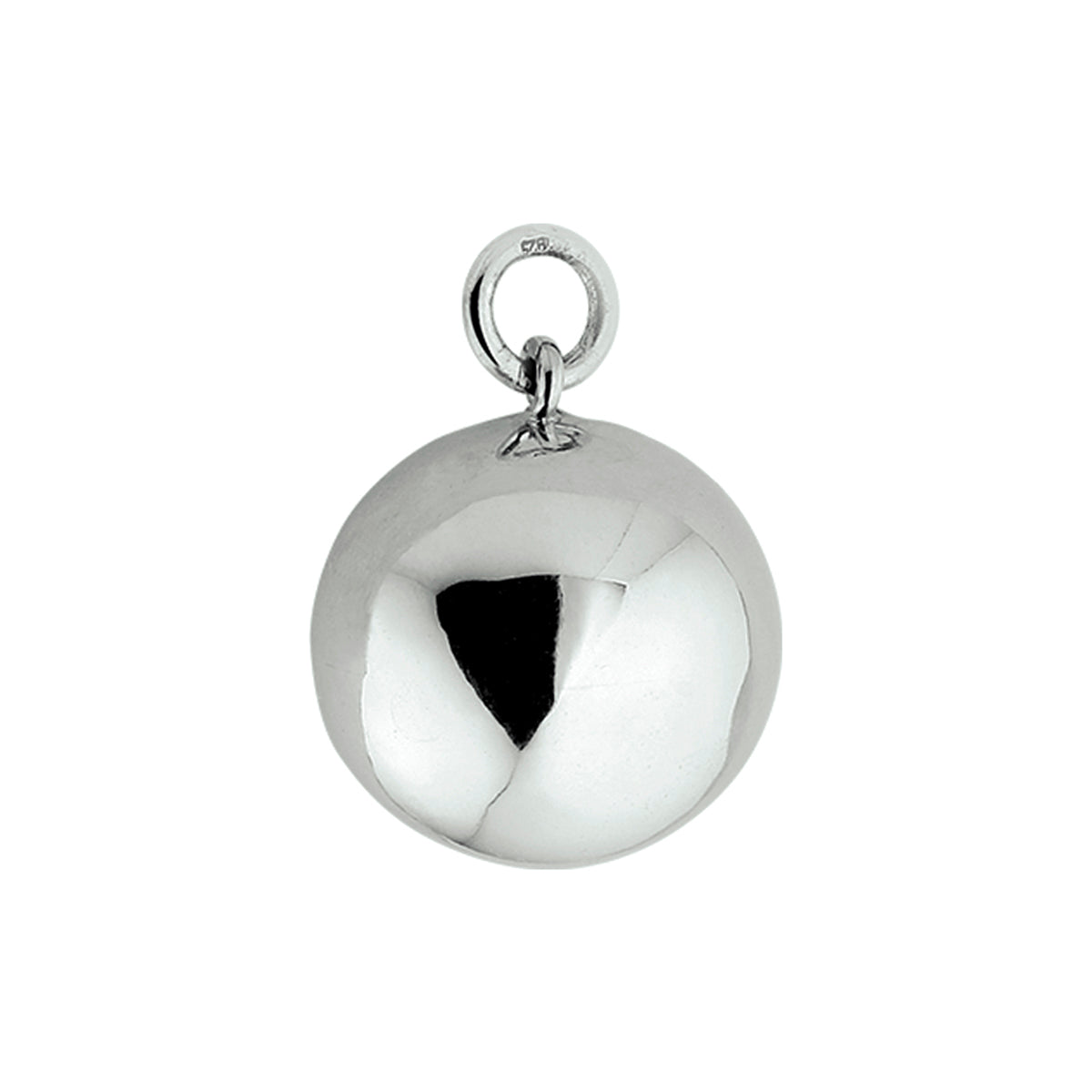 zwangerschapsbal zilver wit