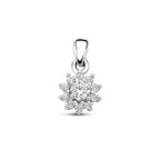 hanger zirkonia 15 mm zilver gerhodineerd