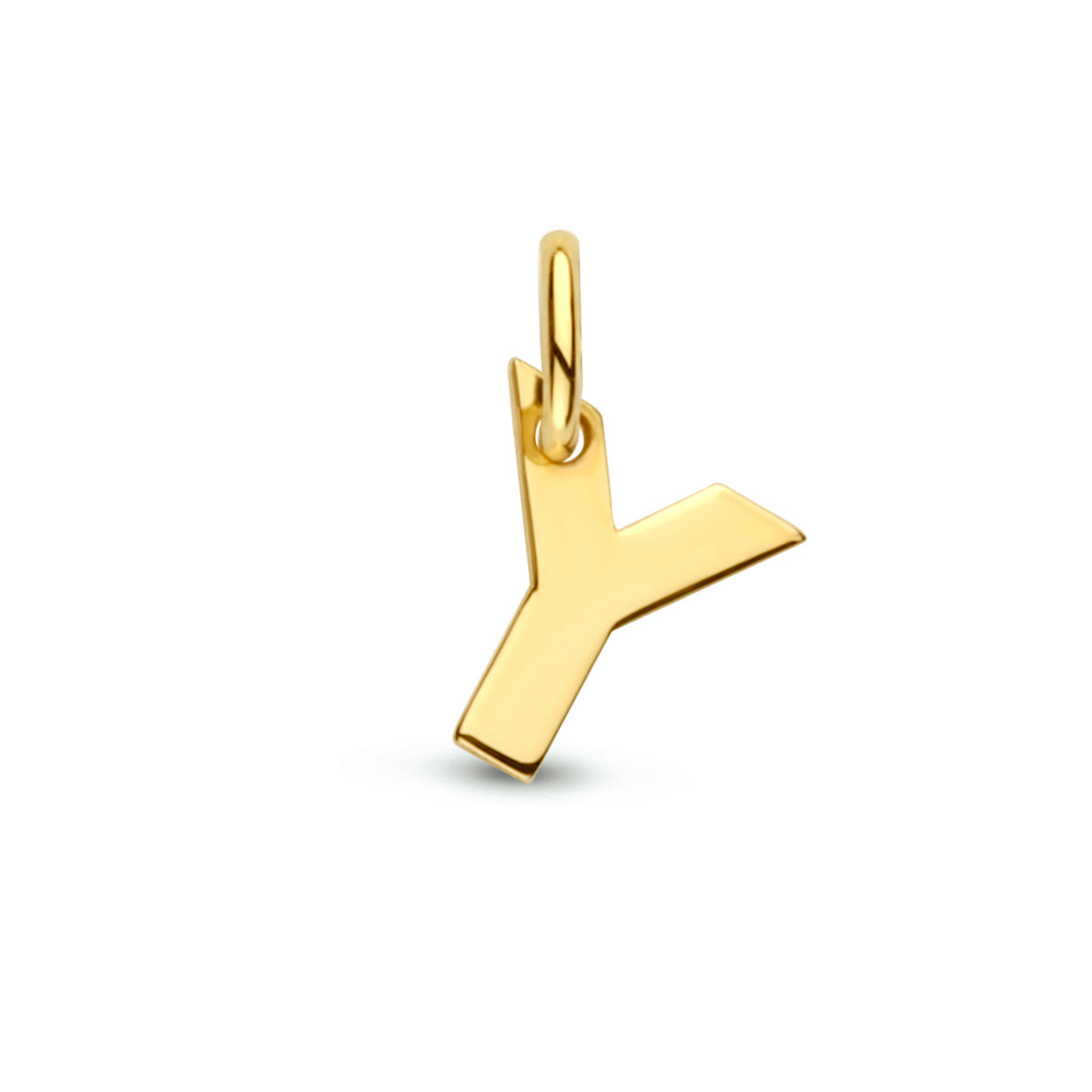 hanger letter 14K geelgoud