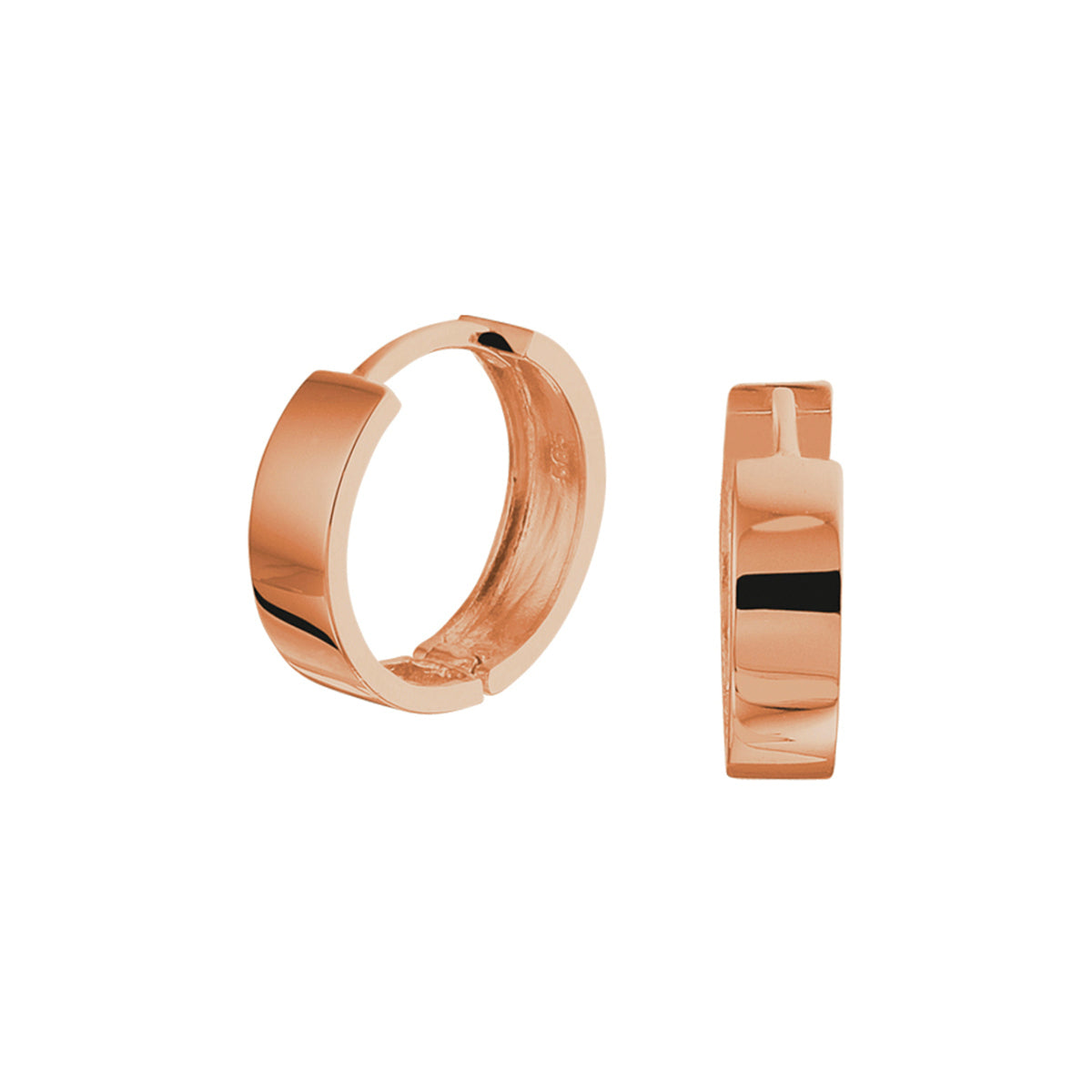 oorringen met scharnier 14K rosé goud